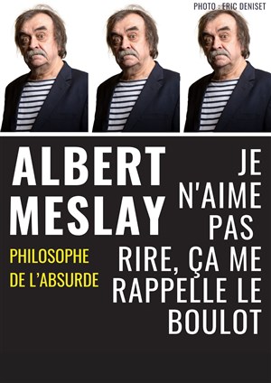 Affiche de Albert Meslay dans Je n'aime pas rire, ça me rappelle le boulot