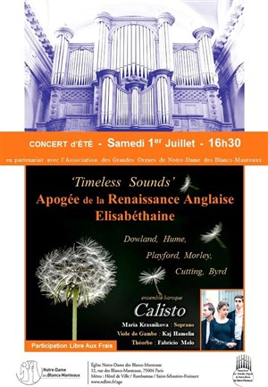 Affiche de Apogée de la Renaissance Anglaise Elisabéthaine