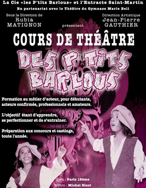 Affiche de Cours de Théâtre Adultes tous niveaux