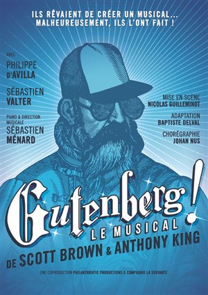 Affiche de Gutenberg ! | Le Musical de Scott Brown et Anthony King