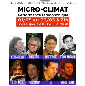 Affiche de Micro climat : Emission de radio et d'humeur
