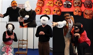 Affiche de Stage Jeu masqué, Commedia dell'arte