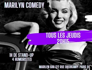 Affiche de Marilyn Comedy : La soirée stand-up de ton jeudi soir !