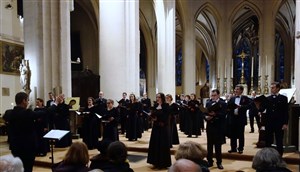 Affiche de Concert de Noël : Choeur, trompette et orgue