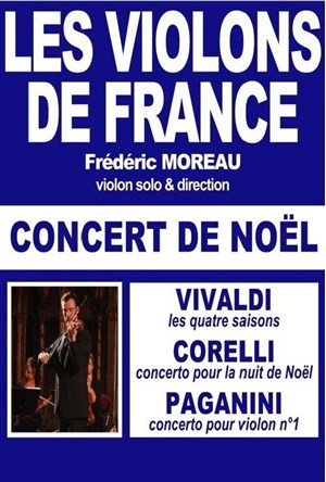 Affiche de Les violons de France | Concert de Noël