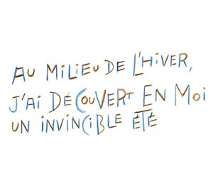 Affiche de Au milieu de l'hiver, j'ai découvert en moi un invincible été
