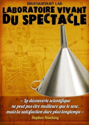 Affiche de Laboratoire vivant du spectacle