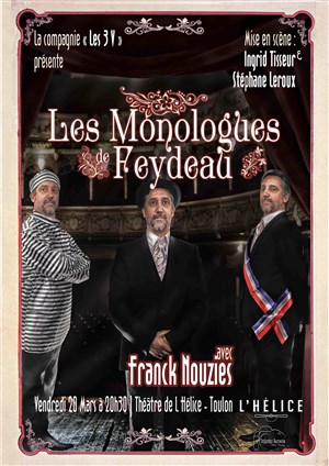 Affiche de Les monologues de Feydeau