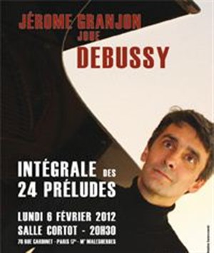 Affiche de Intégrale des 24 préludes de Debussy | par Jérôme Granjon