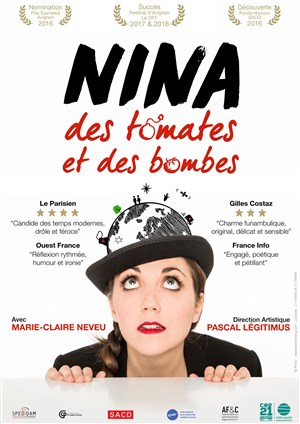 Affiche de Marie-Claire Neveu dans Nina, des tomates et des bombes