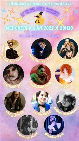 Affiche de Le Vilain Petit Cabaret : Edition V