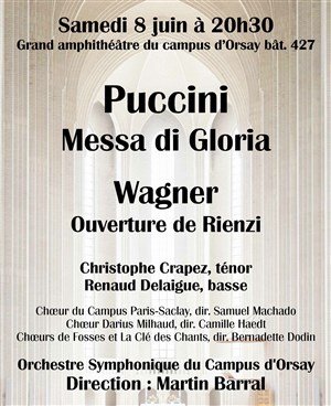 Affiche de Concert Puccini / Wagner