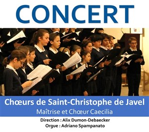 Affiche de Messe de Gounod et Britten