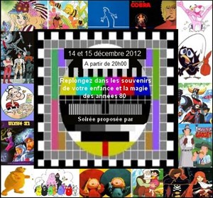 Affiche de Soirée Dessins animés