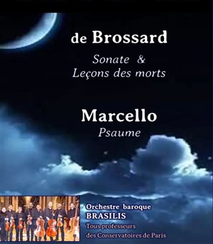 Affiche de De Brossard : Sonate et Leçons des morts