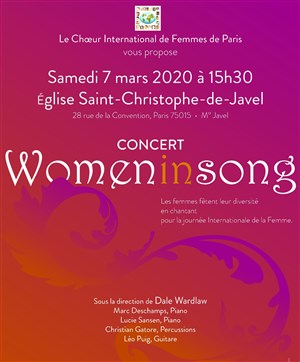 Affiche de Women in Song 2020