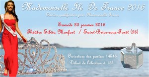 Affiche de Mademoiselle Île De France 2016