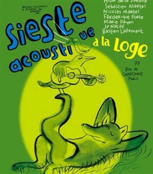 Affiche de Les siestes Acoustiques de Bastien Lallemant
