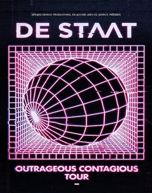 Affiche de De Staat - Outrageous contagious Tour