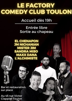 Affiche de Le Factory Comedy Club Toulon