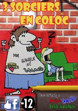 Affiche de 3 Sorciers en coloc