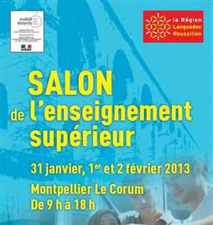 Affiche de Salon de l'Enseignement supérieur de Montpellier