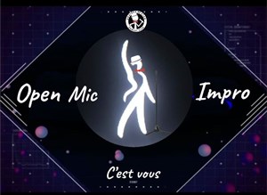 Affiche de Open mic impro, c'est à vous