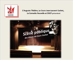 Affiche de Scène Publique du Cours Jean-Laurent Cochet