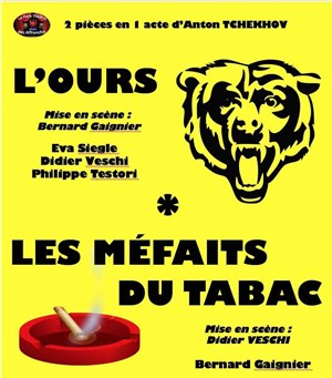 Affiche de L'ours + Les méfaits du tabac