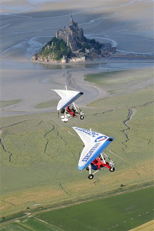 Affiche de Survol du Mont Saint Michel en ULM
