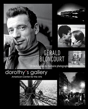 Affiche de Gérald Bloncourt : Un demi-siècle de mémoire photographique