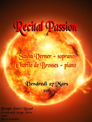 Affiche de Récital passion