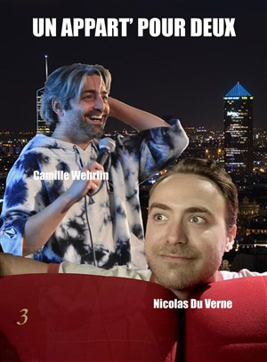 Affiche de Camille Wehrlin et Nicolas Duverne dans Un appart pour deux