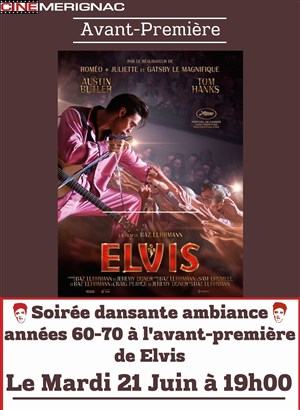Affiche de Soirée dansante à l'occasion de l'avant-première d'Elvis !