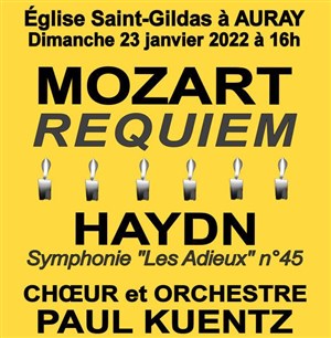 Affiche de Mozart Requiem | Choeur et orchestre Paul Kuentz
