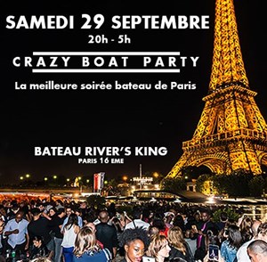 Affiche de Soirée Crazy Boat Party