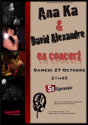 Affiche de Ana KA + David Alexandre