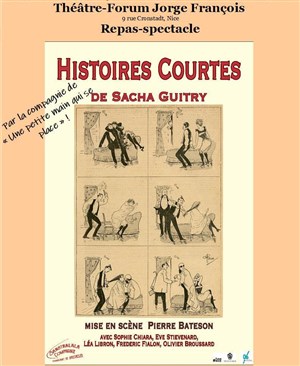 Affiche de Histoires Courtes de Guitry, Repas/Spectacle