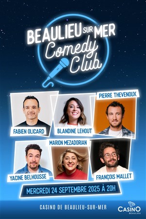 Affiche de Beaulieu sur Mer Comedy Club | 2ème édition