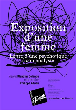 Affiche de Exposition d'une femme