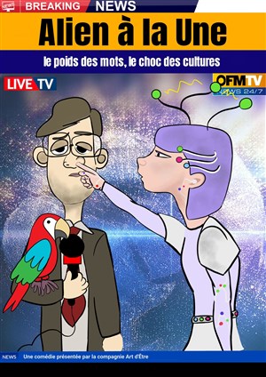Affiche de Alien à la Une
