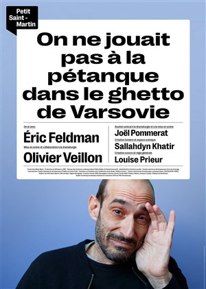 Affiche de On ne jouait pas à la pétanque dans le ghetto de Varsovie