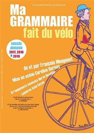 Affiche de François Mougenot dans Ma grammaire fait du vélo