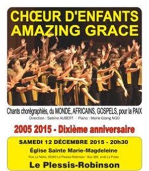 Affiche de Choeur d'enfants Amazing grace