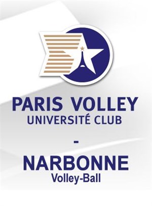 Affiche de Volleyball : Paris Volley - Narbonne Ligue - A masculine
