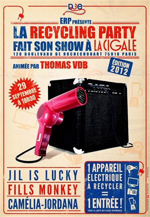 Affiche de La recycling party | 2012 | 4 ème édition
