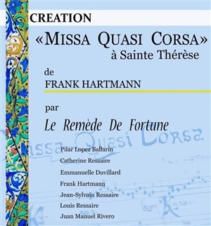 Affiche de Concert création : Missa quasi corsa
