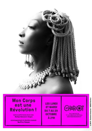 Affiche de Nadège Beausson-Diagne dans Mon corps est une Révolution !