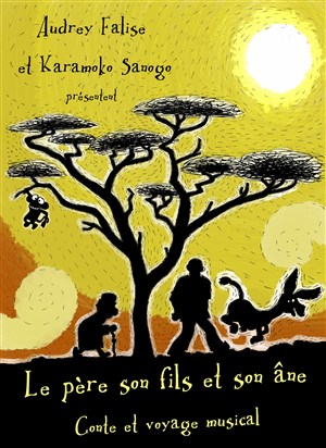 Affiche de Le père, son fils et son âne