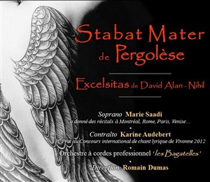 Affiche de Stabat mater de Pergolèse & Excelsitas de David Alan-Nihil
